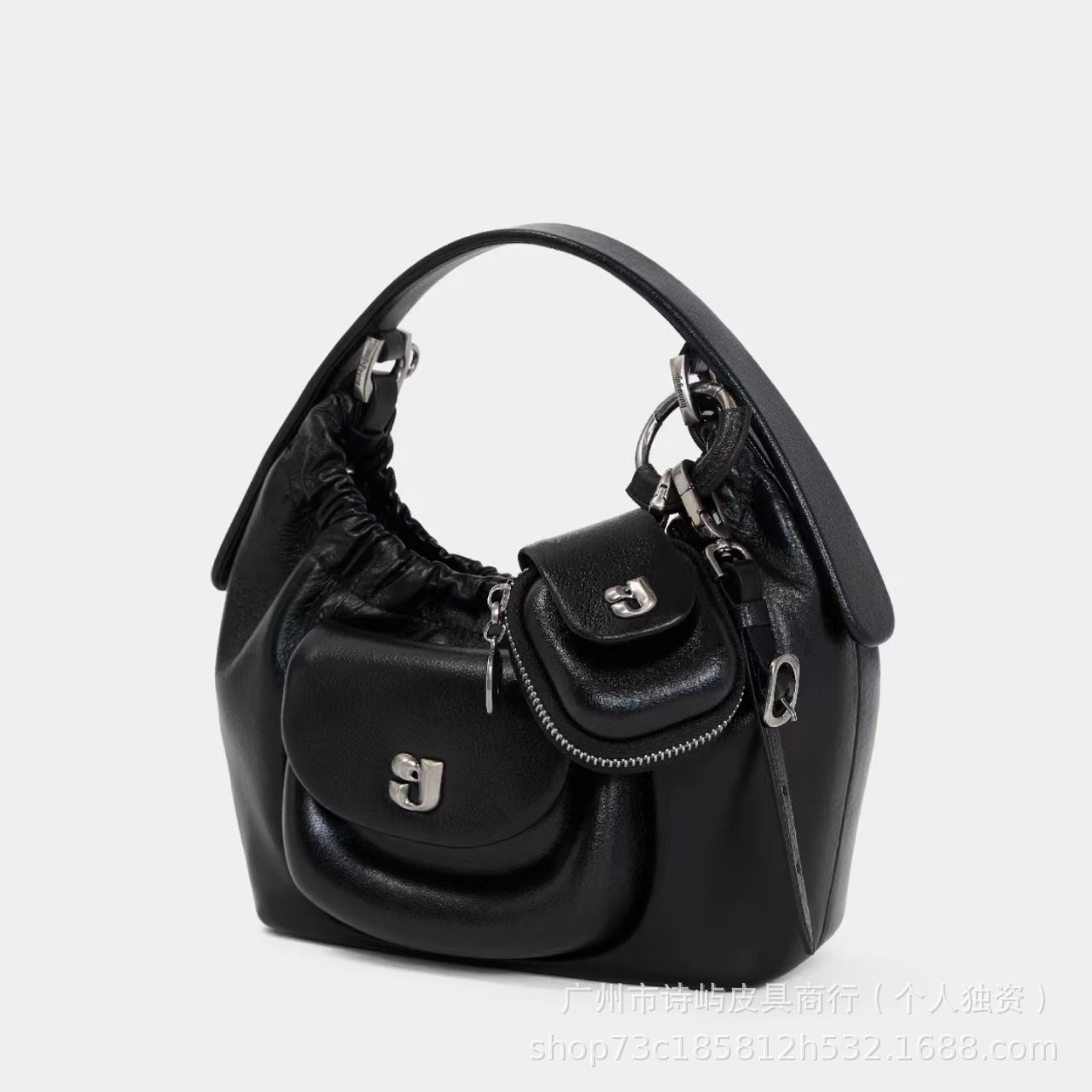KUNOGIGI Piggy Wonton Bag 2025 New Niche Design Women's Shoulder and Crossbody Bag - Thumbnail 5