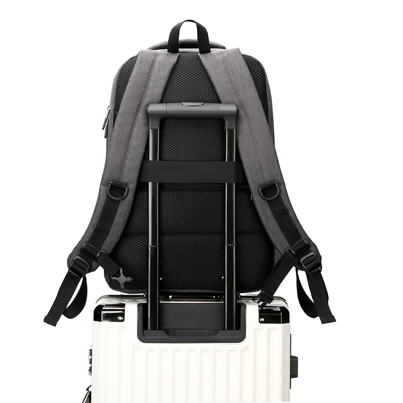 Nueva mochila para computadora portátil de negocios para hombres de nylon, bolso para hombres, mochila de viaje portátil de gran capacidad, marea