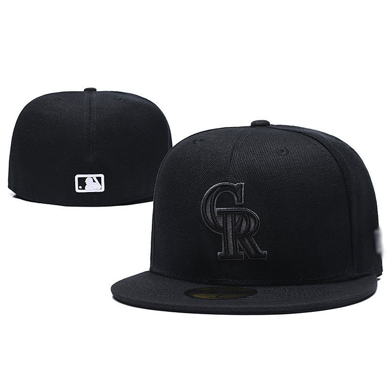 Comercio exterior transfronterizo Gorra de béisbol MLB Gorra de ala plana de camuflaje Liga de deportes americanos Gorra cerrada Tamaño de moda Gorra plana