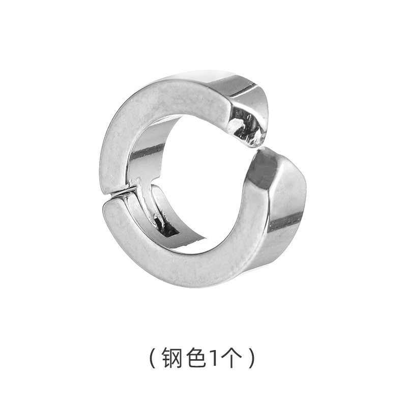 3978# smooth stainless steel ear clip (single)