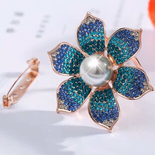 Korean Fashion Dual-use Multicolor Silk Towel Buckle High-end Women's Brooch All-match Elegant Women's Corner Buckle Knot