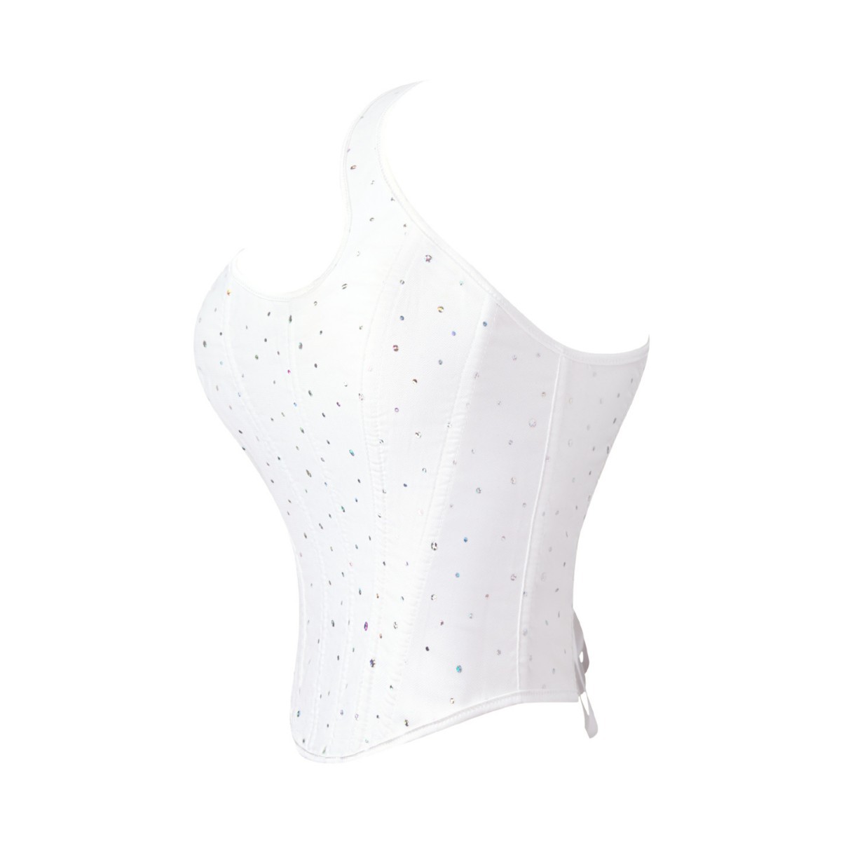 Maestro blanco gorgeoso corset de sequillas delgado galía modelado chaqueta de plástico puede ser mayorista transfronterizo temu