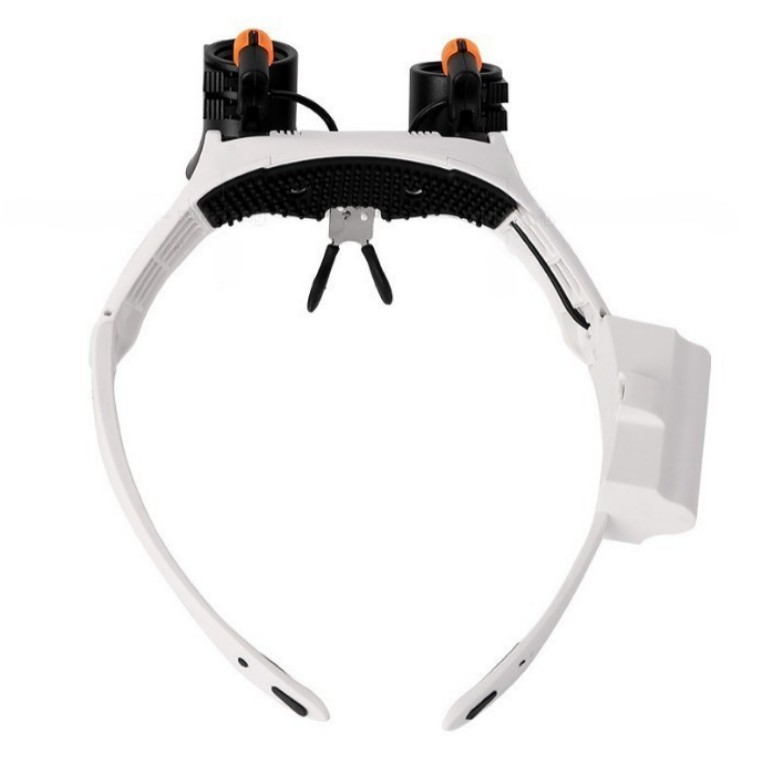 Glasses Magnifier High Magnification Led Professional-Grade Watch Repair 3/4/5/6/7/10X 21X Head-Mounted High-Definition 3