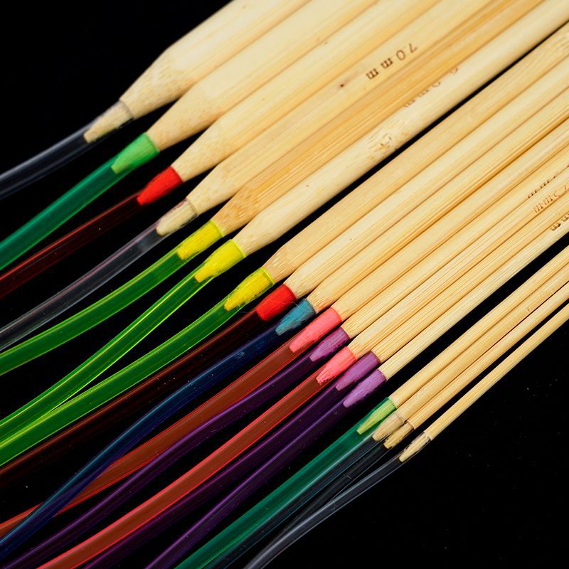 Circular pin manufacturer's color transparent tubes complete set of 18 models bamboo needle and bar needle three swallows sweater yarn needles original source