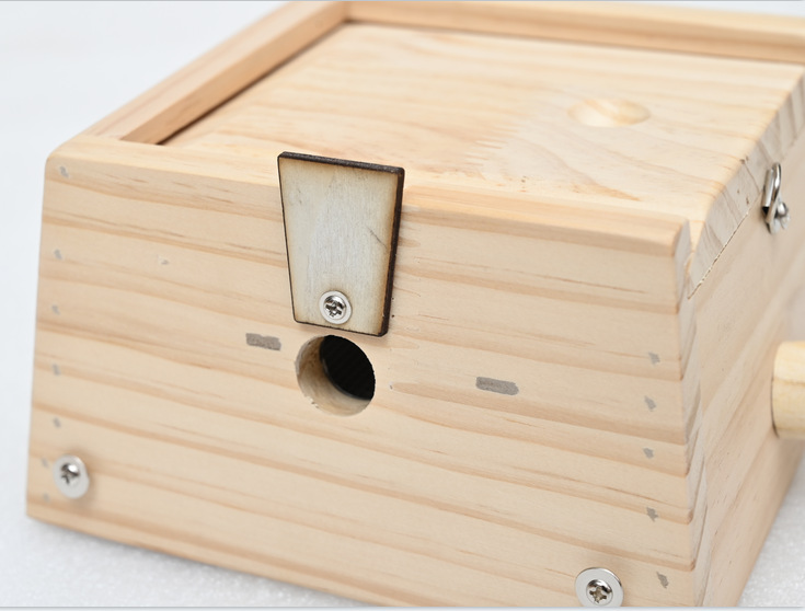 Wooden Square Moxa Box 4 Needle Home Moxibustion Warmer Portable Ai Jiu specifications