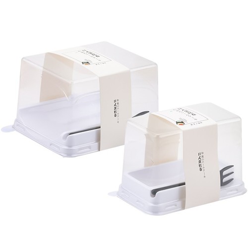 Baked Japanese cake roll packaging box Dream dragon roll tiger skin roll Swiss roll dessert packaging disposable packaging box