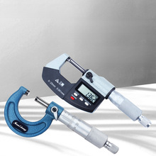 日本三量数显外径千分尺高精度0.001螺旋测微器分厘卡尺0-25-50mm