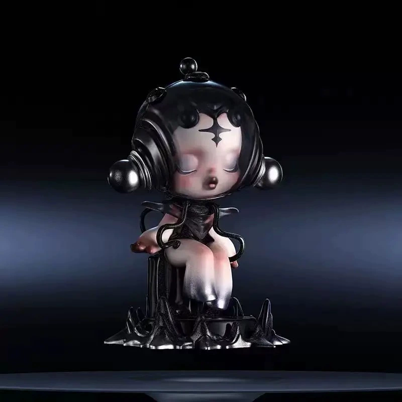 Фигурка Blind Box POPMART SKULLPANDA SP13 Sound Series — коллекционная автомобильная миниатюра, случайная 12+1