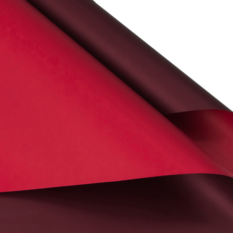 Jiemi materiales de flores florería floristería papel de embalaje de flores impermeable papel euroasiático de dos colores color sólido papel Ouya papel de embalaje de ramo