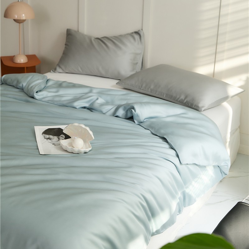 100本のlf蘭精天糸布団カバー単品純色枕カバー裸睡眠ライゼル繊維シーツシーツシーツ単品夏