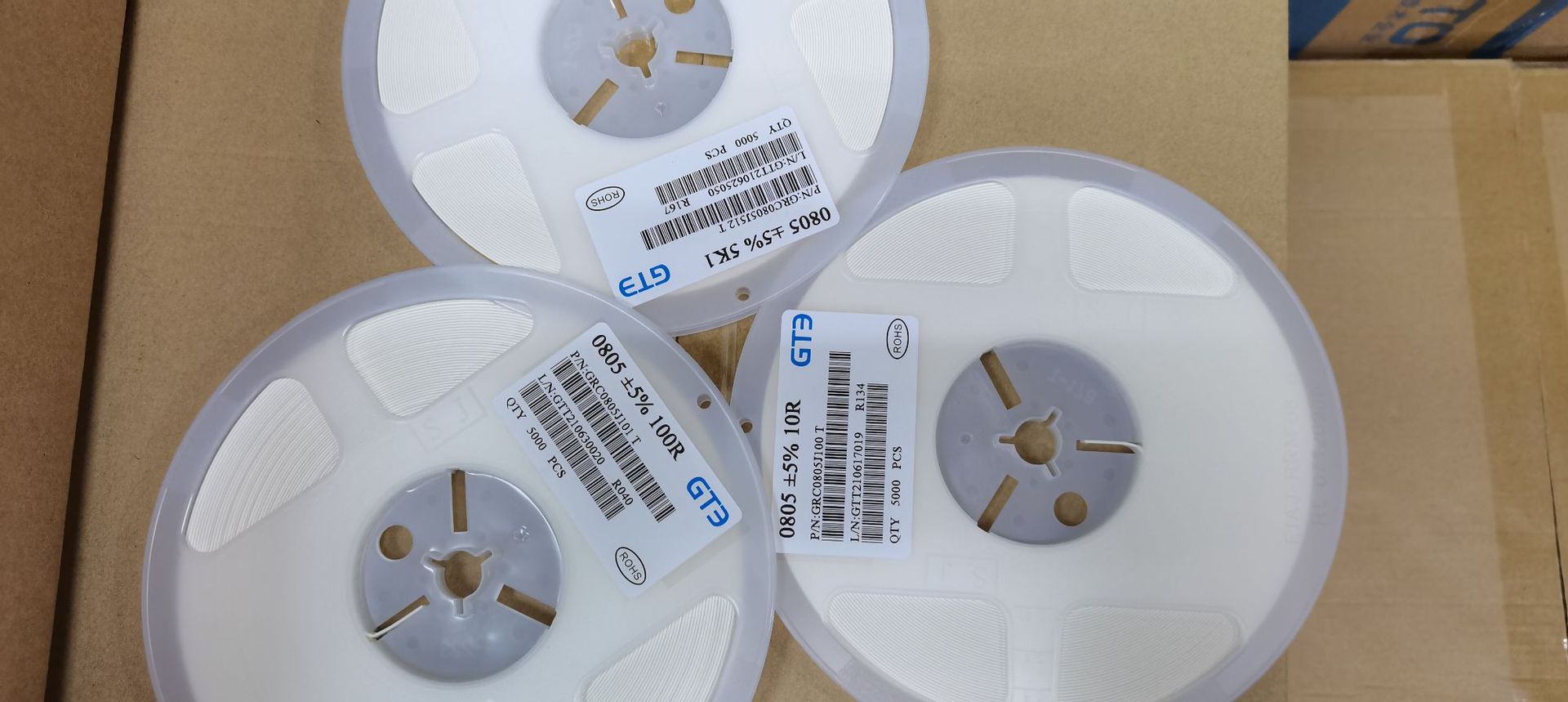 贴片电阻0805 1% 0Ω-10M （全系列贴片电阻）拍下标注阻值