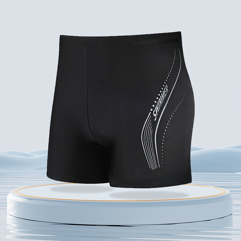 Pantalones de baño grandes para hombres, ángulo plano, seco rápido, pantalones de baño sueltos, pantalones de baño profesionales para hombres, conjunto de equipos de natación