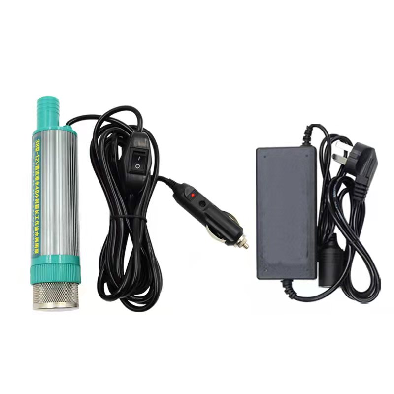 Bomba de bombeo eléctrica Bomba diesel de 12V 24V220v Bomba de bombeo 3.9cm Bomba de aceite autocebante de doble propósito sumergible ultrafino