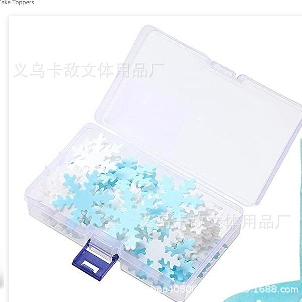 Especial transfronterizo para decoración de papel de arroz glutinoso, decoración de pastel de flores, decoración de papel de barnizado, decoración de horneado de mariposa en caja