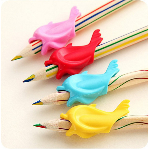 Xiaoyu Pen Holder School Supplies Pen Holder Correction Device Student Writing Pencil Pen Holder Children's Day Gift Stationery