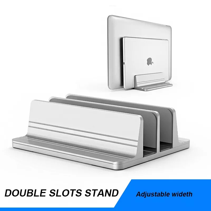 Laptop Vertical Stand Mobile Phone Tablet Mac Book Storage Rack Vertical Stand Adjustable Aluminum Alloy Laptop Vertical Stand Mobile Phone Tablet Mac Book Storage Rack Vertical Stand Adjustable Aluminum Alloy