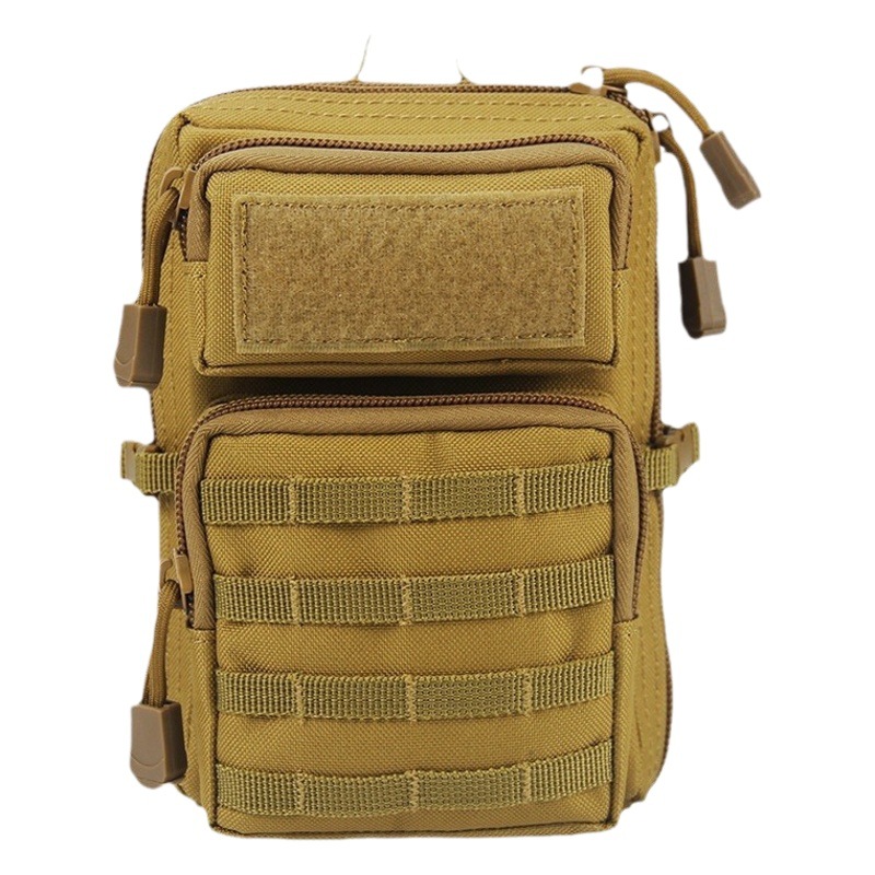 Riñonera para deportes al aire libre, bolso pequeño 3p para exteriores, bolso para teléfono móvil, artículos diversos, bolso táctico de camuflaje para montañismo, bolso pequeño para guardar monedas