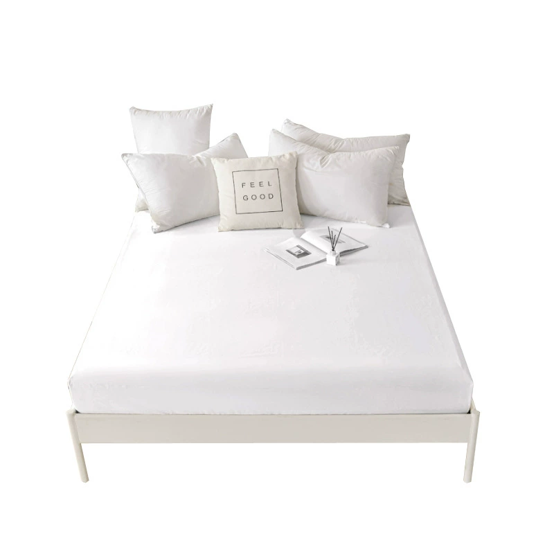 White sheet, bedspread, non-slip protective case, dust cover, 1.2m