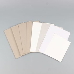 Single White Hard Board Paper Spot Special Standard Slitting Double Gray Single White and Black Cardboard Customization