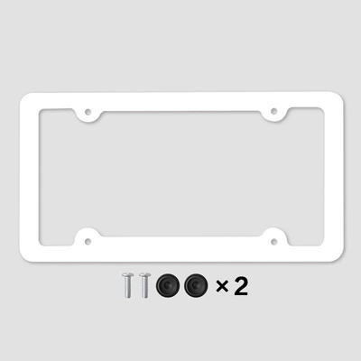 License plate holder/license plate holder Alloy American License Plate Frame License - xc-w059-stainless-steel-8k-mirror-including-accessories