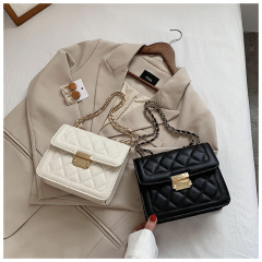 Bag Lady 2024 New Trendy and Versatile Crossbody Bag for Women Genuine Leather Small Square Bag Summer Shoulder Bag One-piece Drop Shipping