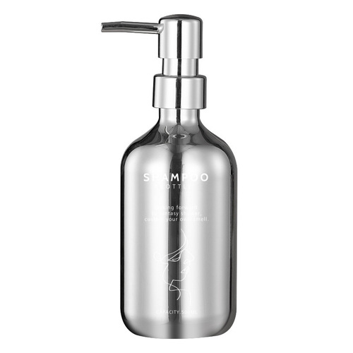 Hand sanitizer bottle shampoo shower gel ins light luxury style press lotion sub-bottle bathroom electroplating sub-bottle