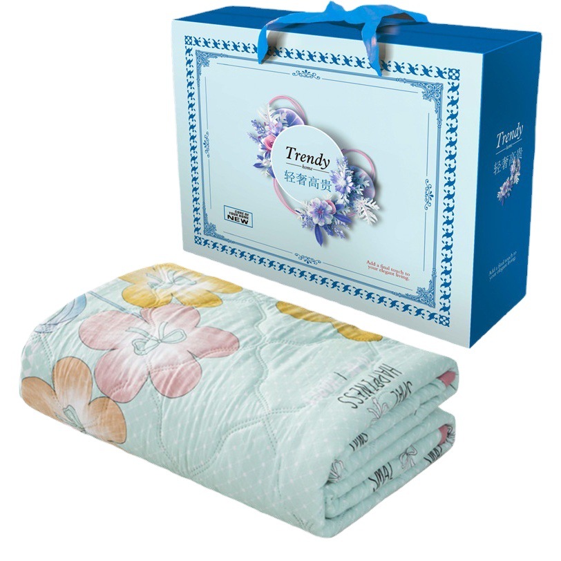 Manufacturer Wholesale Washed Cotton Summer Quilt, Air Conditioning Quilt, Summer Quilt for Promotional Activities, Thin Quilt Core, Machine Washable