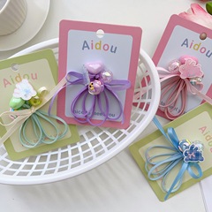 甜美卡通小兔兒童發圈可愛寶寶花束女童發繩扎頭髮橡皮筋髮飾套裝