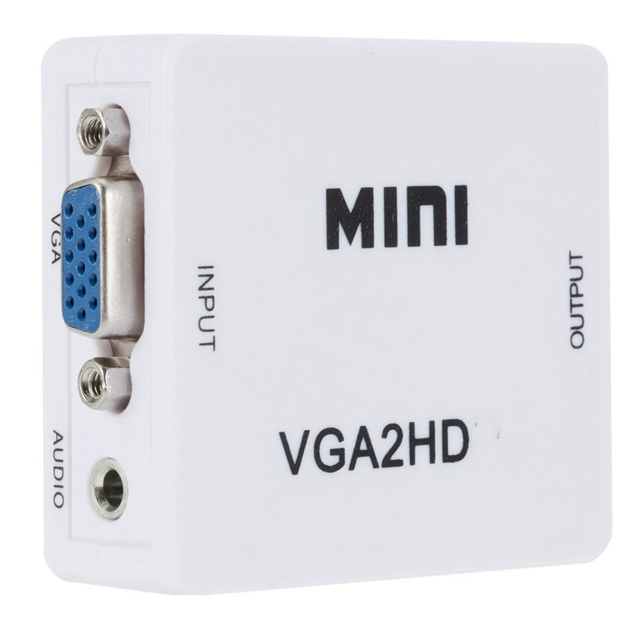 MINI VGA в HDTV конвертер VGA в HD 1080P проигрыватель переключатель VGA