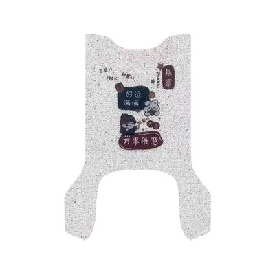 Battery Waterproof Pedal Mat Silk — Electric vehicle foot mat - emma-roland-pro-full-of-good-luck