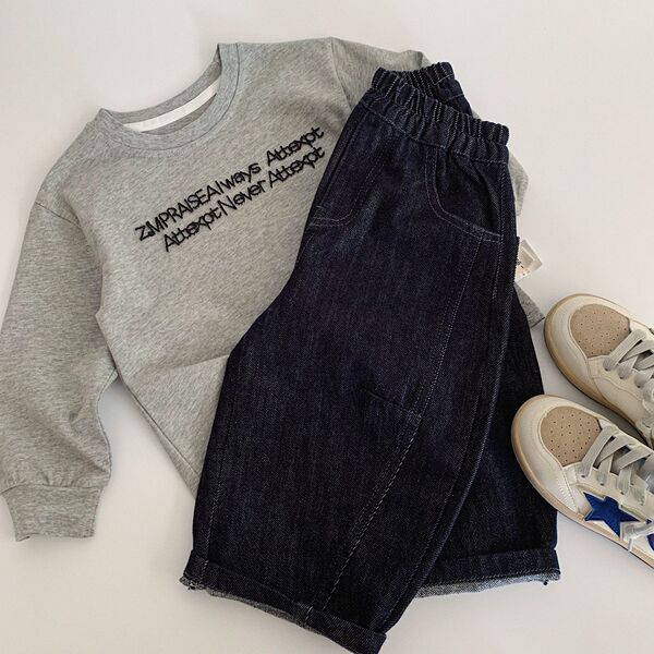 Children's autumn jeans