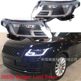 适用于路虎揽胜运动版大灯总成全LED日行灯2018款