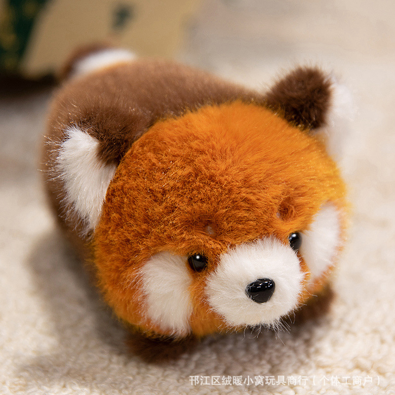 Mesa fragante con panda rojo