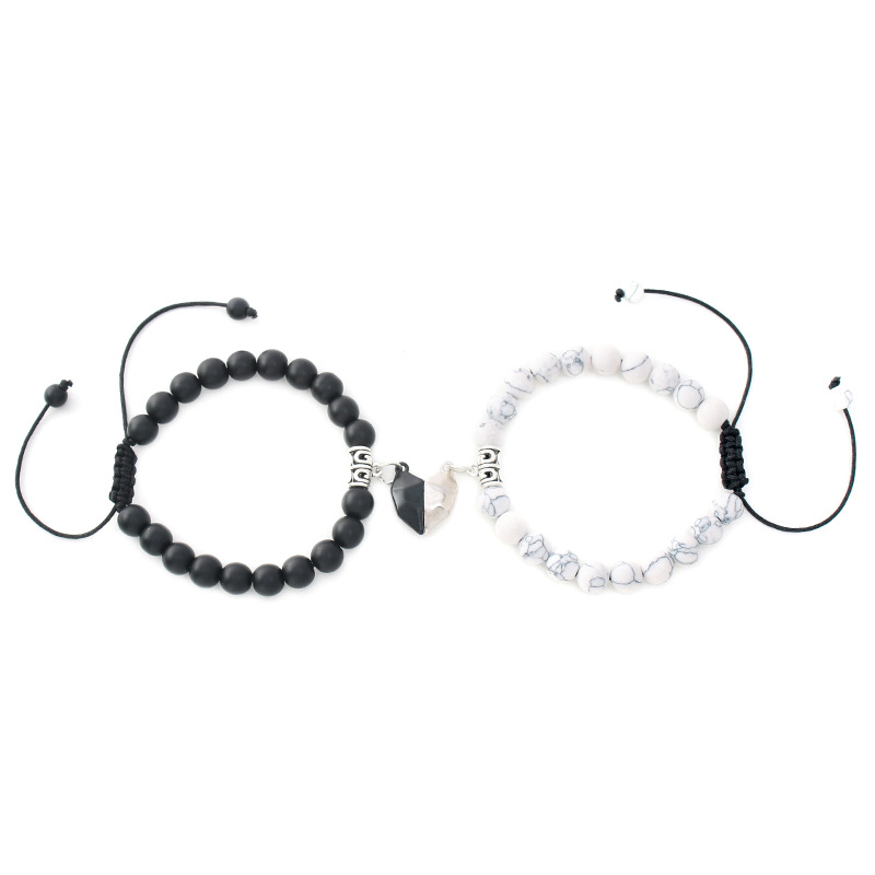 Style Simple Cœur Pas D'incrustation Coupler Bracelets display picture 6