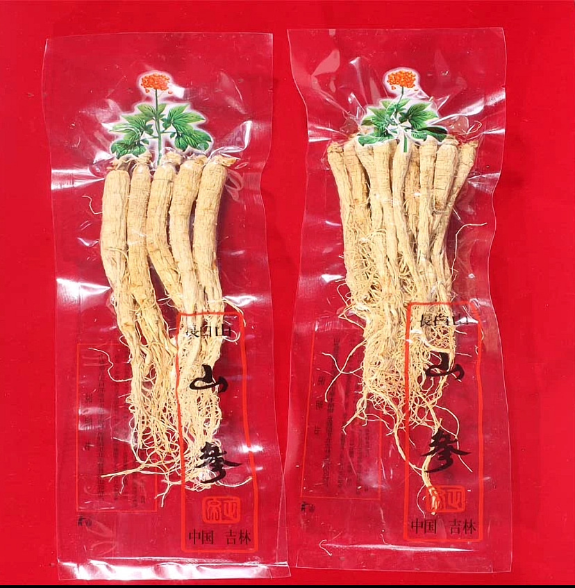 Changbai Mountain Sun-Dried Ginseng Root Whole Dried Panax Ginseng for Cooking and Decoction overview