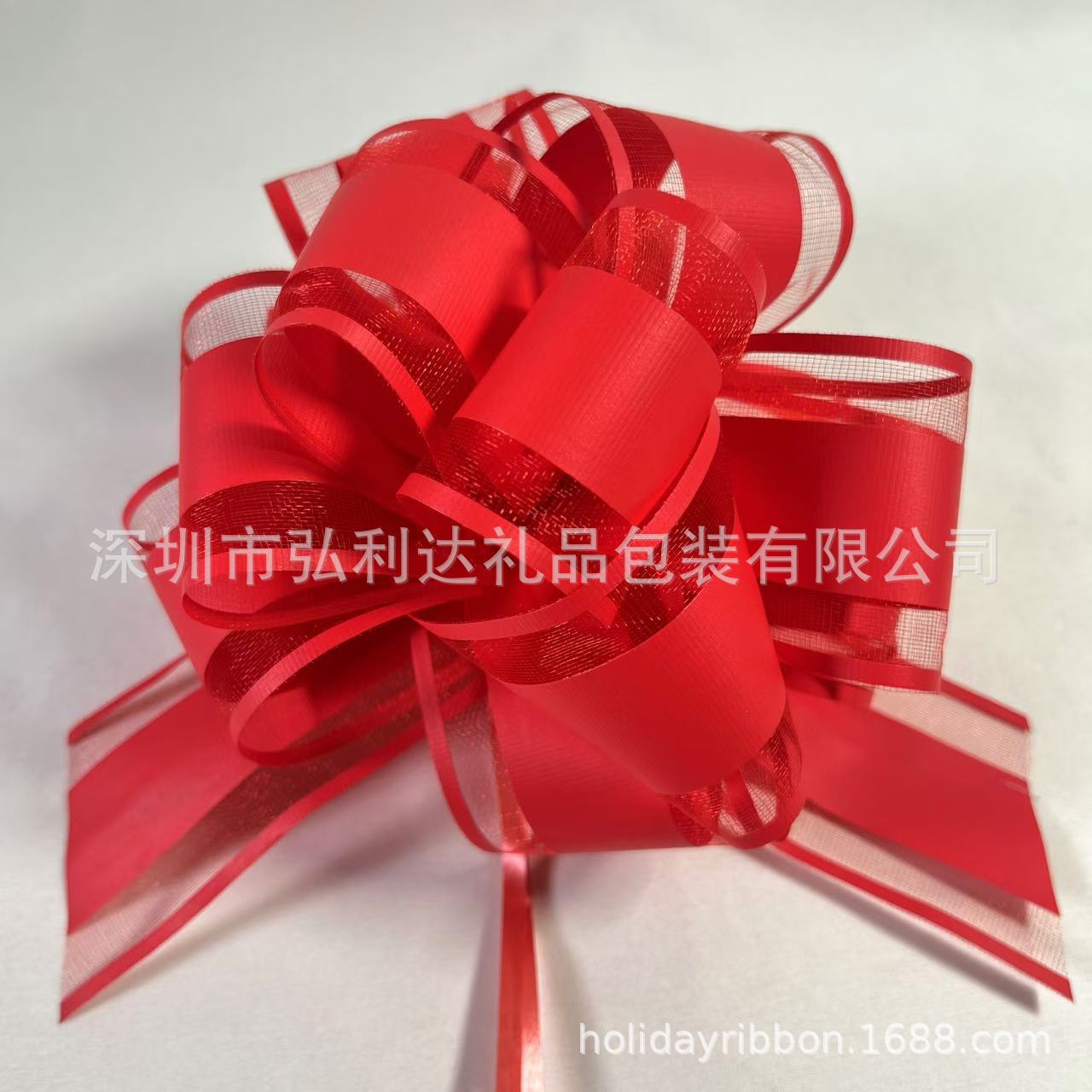 Transfronterizo Amazon 50 # Suya flores de Navidad decoraciones de flores de cinta de dibujo de flores en forma de bola mano en stock