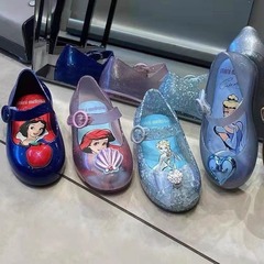 Melissa 2024 new summer girls' shoes princess dance shoes baby jelly shoes trendy children's beach sandals