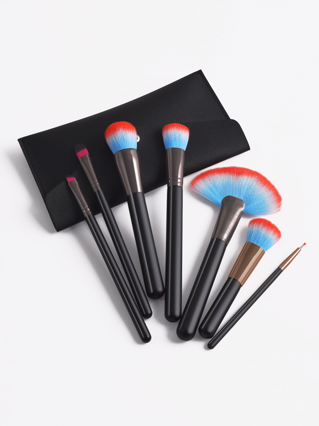Simple Style Classic Style Artificial Fiber Wooden Handle Makeup Brushes 1 Set display picture 2