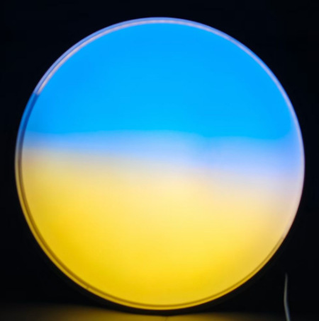 Sala de estar espectral lámpara de techo natural iluminación de la lámpara del dormitorio iluminación de la luz natural del cielo azul cielo claro luz del día