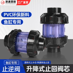 PVCダブルは逆止弁から昇降式の水槽をひっくり返します。