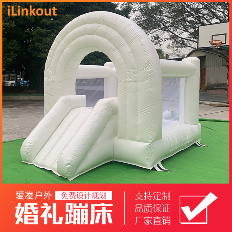 Ailing Outdoor Large Inflatable Castle Indoor Small Household Naughty Castle Children's Playground Slide Toy Equipment