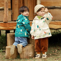 Amira Children's Clothing 23 Autumn and Winter Children's Down Jacket Men and Women's Children's Three-in-One Fleece Lining Two-Piece Coat 
