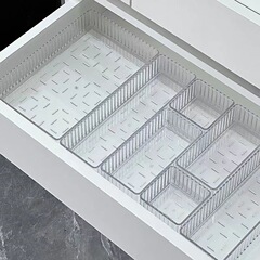 引き出し収納ボックスプラスチック多層化粧品ボックスライト高級長方形透明アクリルデスクトップコンパートメントボックス