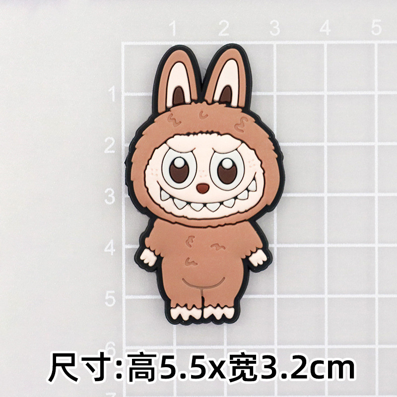 全套拉布布卡通diy饰品配件 手机壳水杯棉拖鞋子ipad套装饰贴片|undefined
