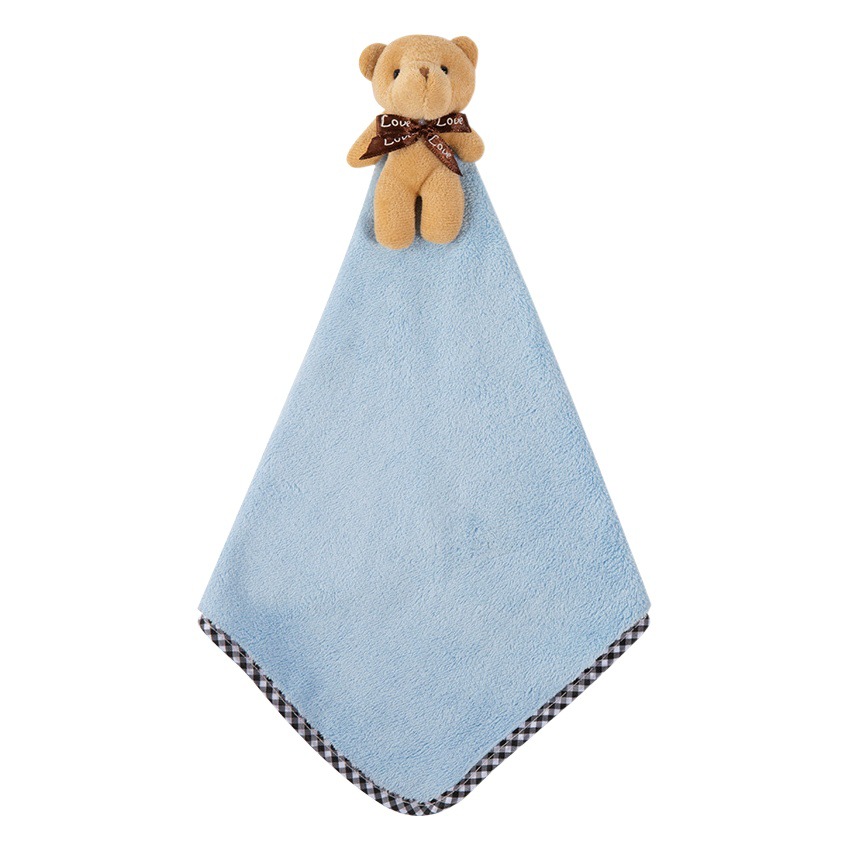 Oso creativo toalla de mano cocina engrosada absorbente colgando toalla de mano Toalla de terciopelo de coral toalla de mano al por mayor