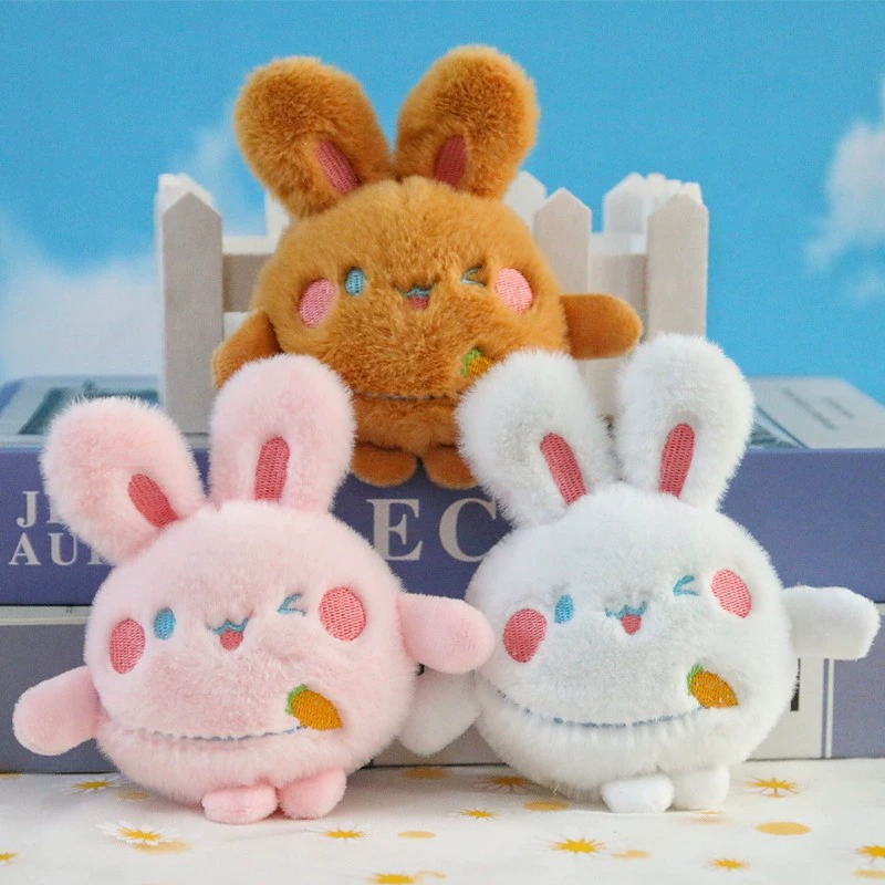 Cute rabbit, plush small doll, Christmas keychain, Birthday gift