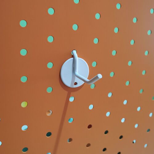 Shelf hook single line hole board accessories jewelry hook simple display hook apple shaped hole board hole board hook