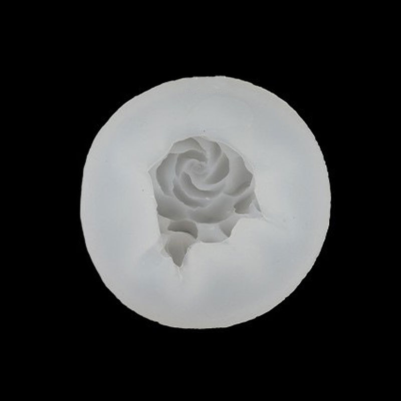 Gardenia serie coche aromaterapia yeso vela molde de silicona DIY pastel chocolate Decoración