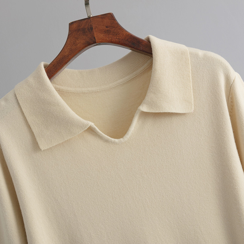 Women Clothing V neck Loose Solid Color Idle Overknee Sweater Dress Women Autumn Winter Dress