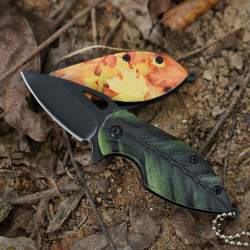 迷你折叠刀户外小折刀野营战术便携不锈钢家用口袋开箱开信水果刀